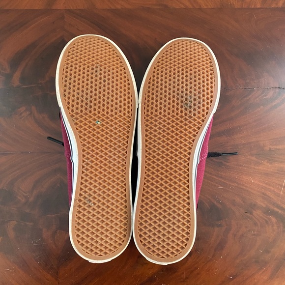 Vans Dark Red Lace Up Unisex M 6.0 / W 7.5 - Picture 9 of 9